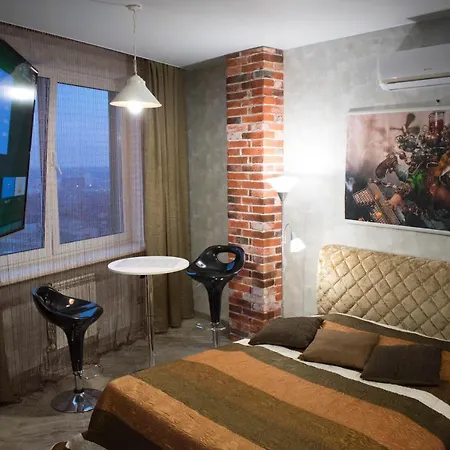 アパートホテル Jacuzzi Vip Smart Aparthotel, панорамный вид центр минска *